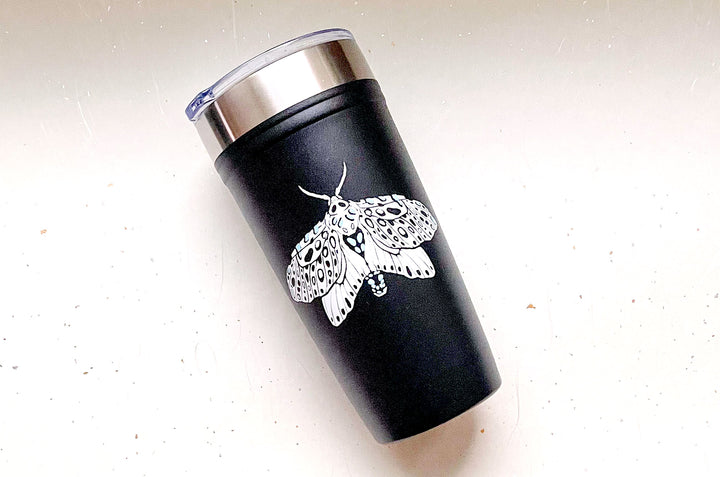 Giant Leopard Moth 20oz Tumbler