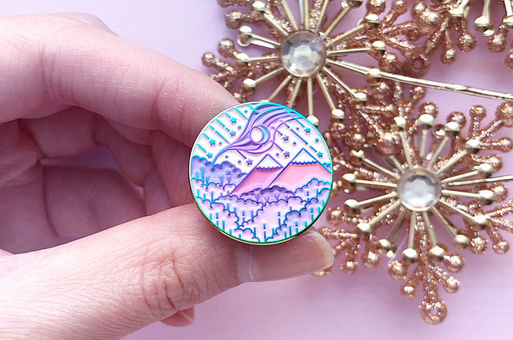 Lunar Ascension Enamel Pin