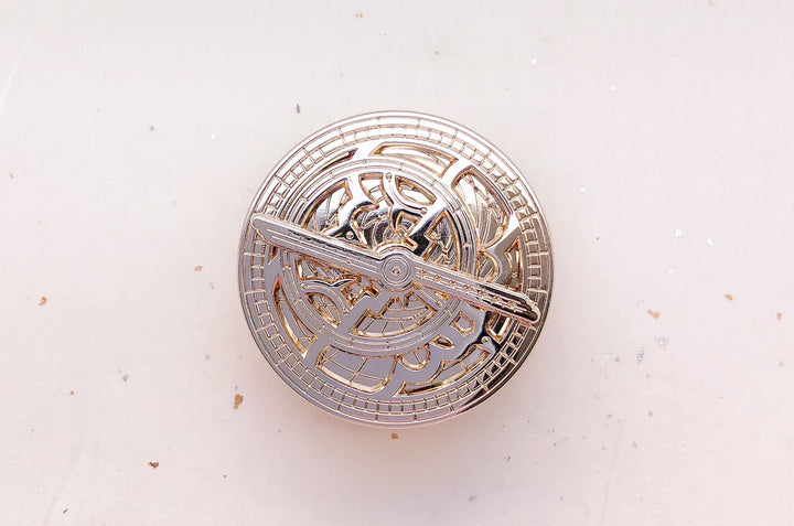 Mini Astrolabe Gold Pin