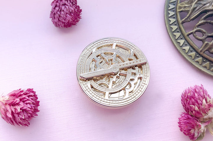 Mini Astrolabe Gold Pin