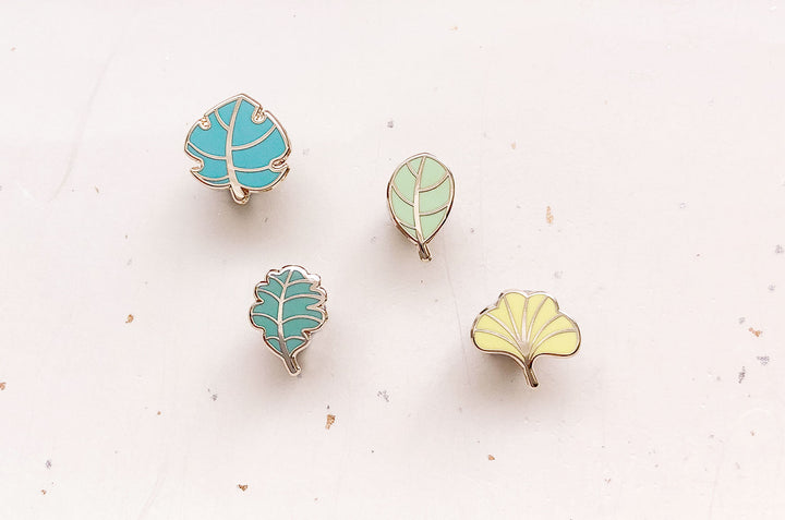 Mini Leaves Part One Board Filler Enamel Pin Set