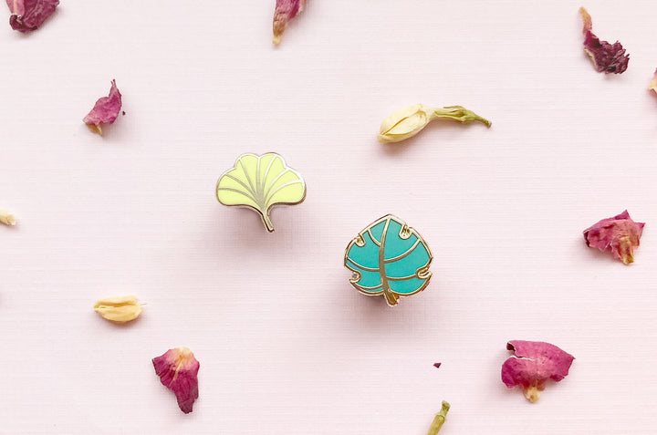 Mini Leaves Part One Board Filler Enamel Pin Set