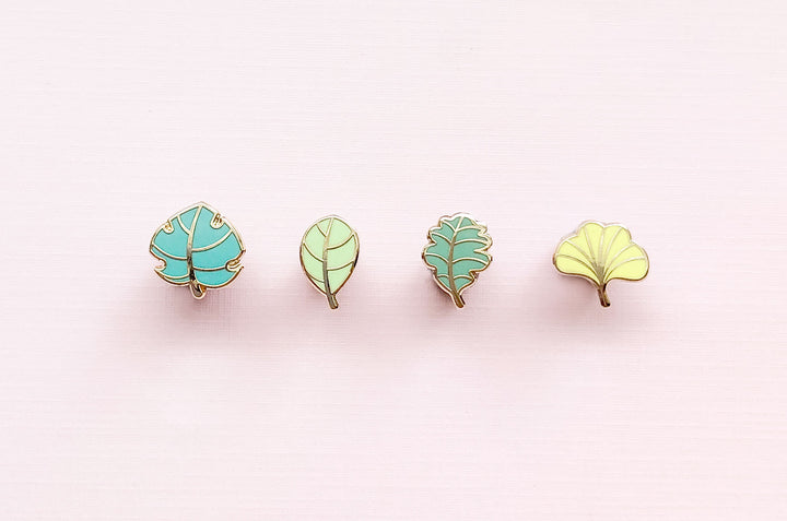 Mini Leaves Part One Board Filler Enamel Pin Set