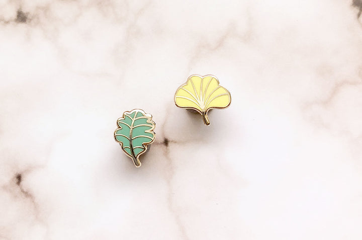Mini Leaves Part One Board Filler Enamel Pin Set