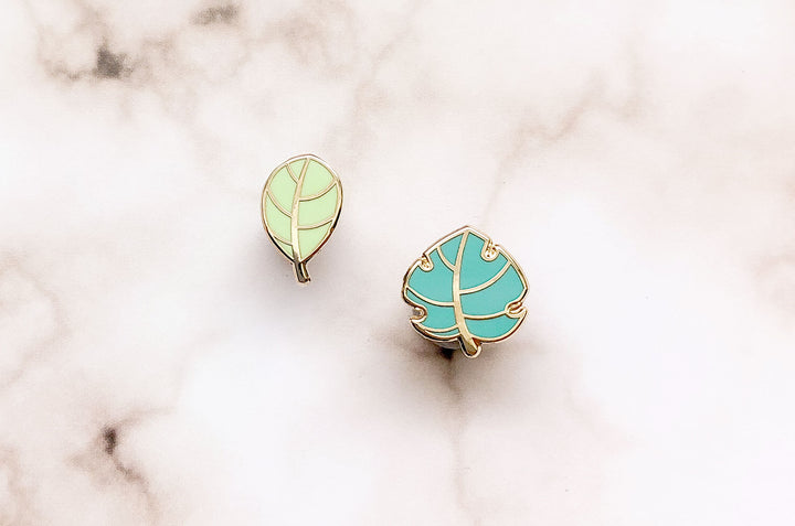 Mini Leaves Part One Board Filler Enamel Pin Set