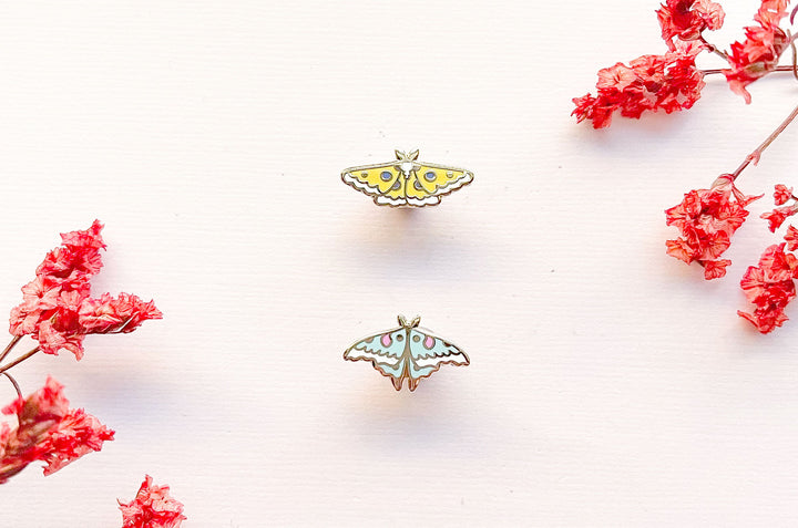 Mini Moths Board Filler Enamel Pin Set