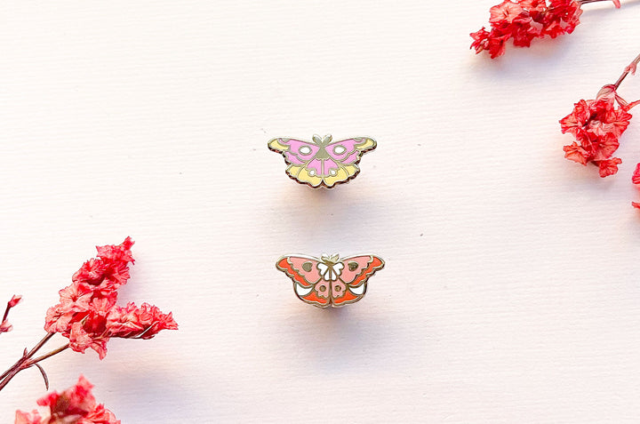 Mini Moths Board Filler Enamel Pin Set