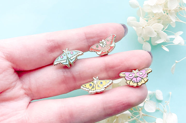 Mini Moths Board Filler Enamel Pin Set