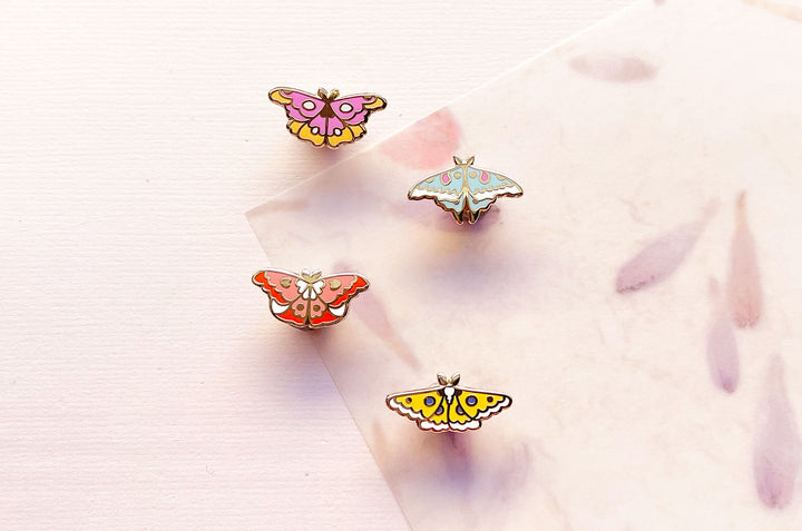 Mini Moths Board Filler Enamel Pin Set