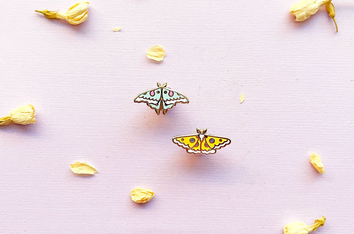 Mini Moths Board Filler Enamel Pin Set