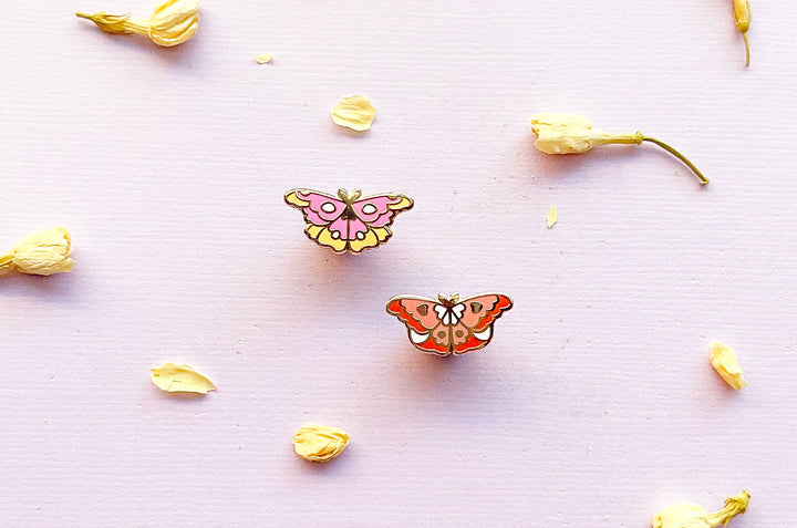 Mini Moths Board Filler Enamel Pin Set