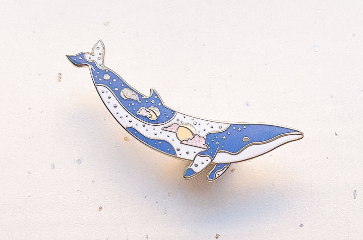 Moons Minke Whale (Lunar Light) Pin