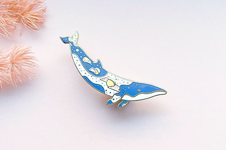 Moons Minke Whale (Lunar Light) Pin