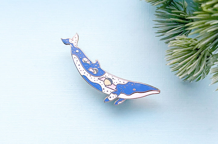 Moons Minke Whale (Lunar Light) Pin