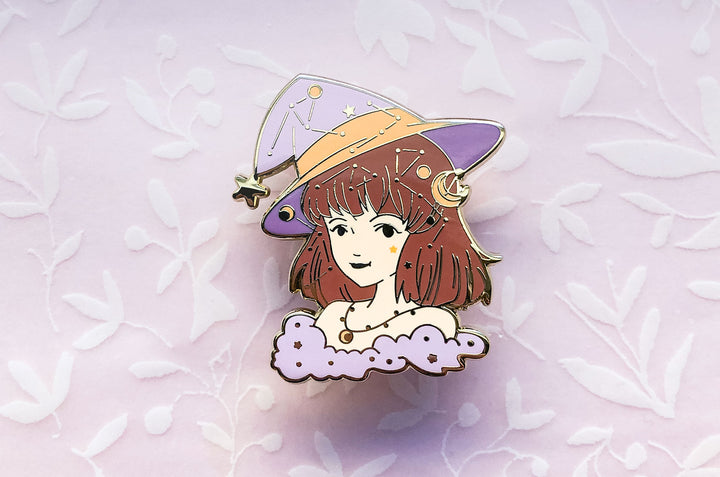 November Witch Topaz Enamel Pin