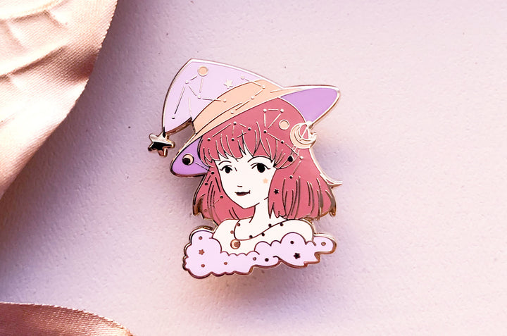 November Witch Topaz Enamel Pin