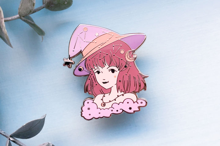 November Witch Topaz Enamel Pin