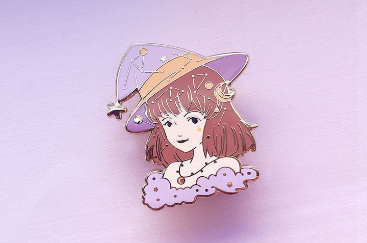 November Witch Topaz Enamel Pin