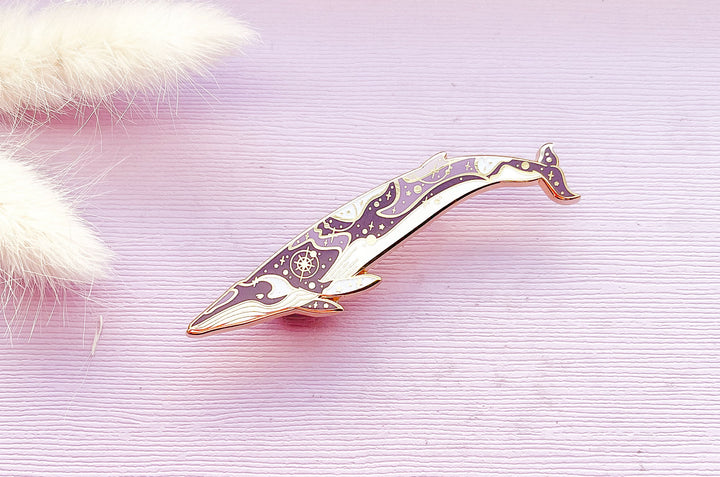 Omura's Whale (Halos Among the Stars) Enamel Pin