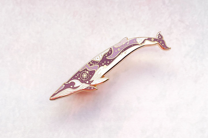 Omura's Whale (Halos Among the Stars) Enamel Pin