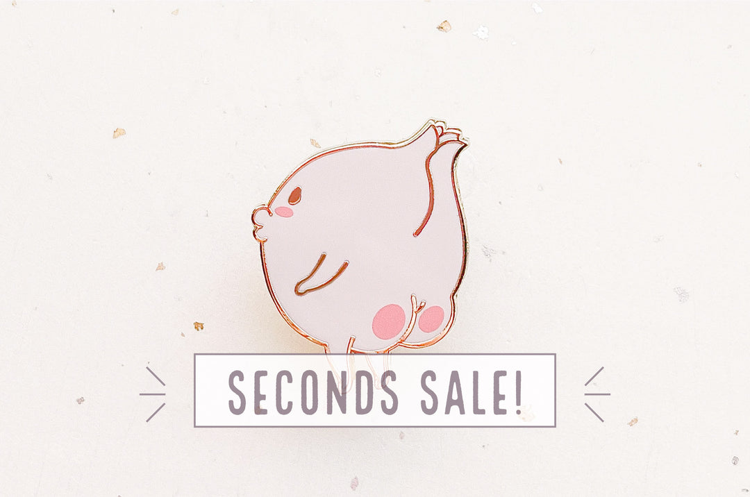 Onion Buns Enamel Pin (Seconds)