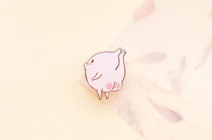 Onion Buns Enamel Pin