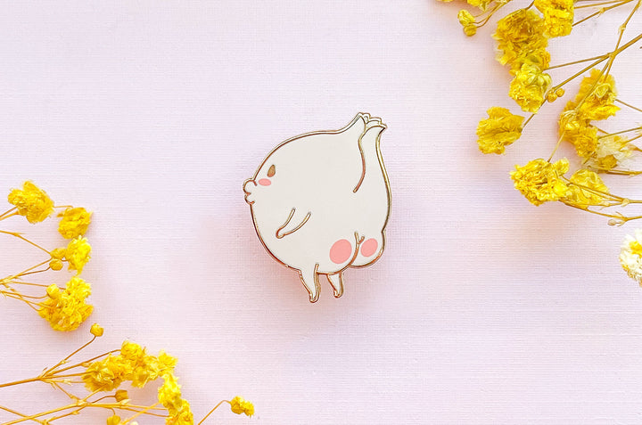 Onion Buns Enamel Pin