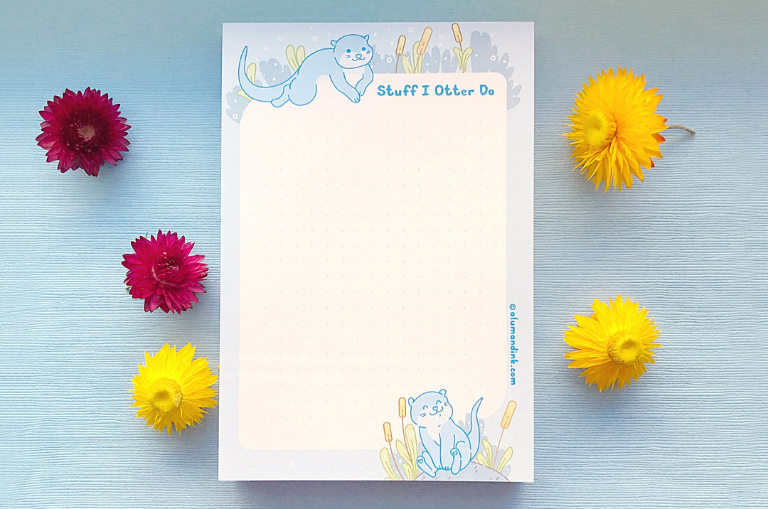 Stuff I Otter Do Dotted Grid Notepad