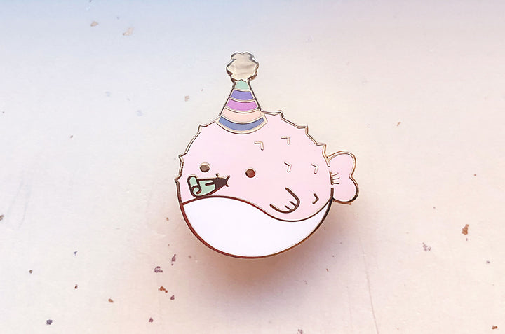 Party Puffer Enamel Pin