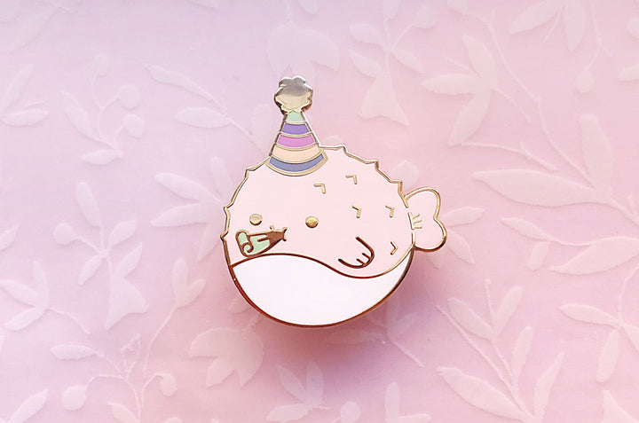 Party Puffer Enamel Pin