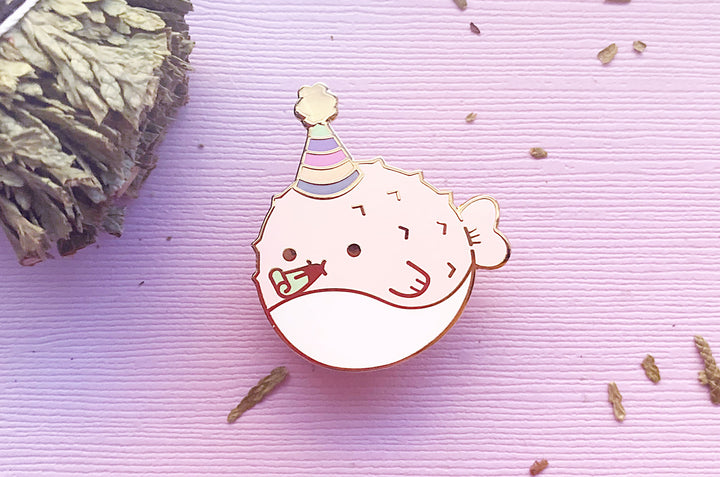 Party Puffer Enamel Pin