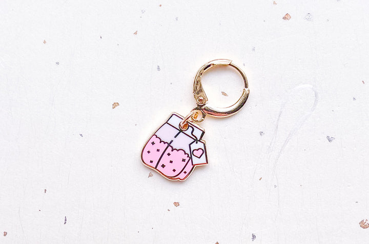 Pink Teabag Charm
