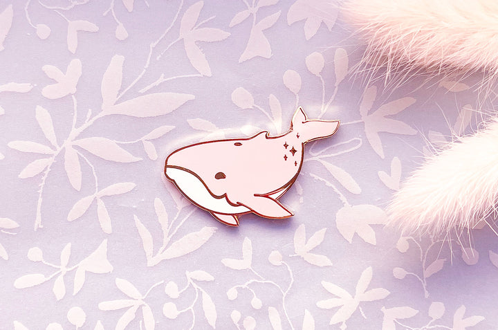 Pink Dream Whale Needle Minder