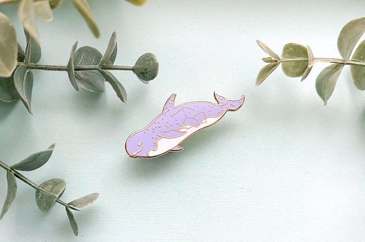 Orion Constellation Risso's Dolphin Enamel Pin