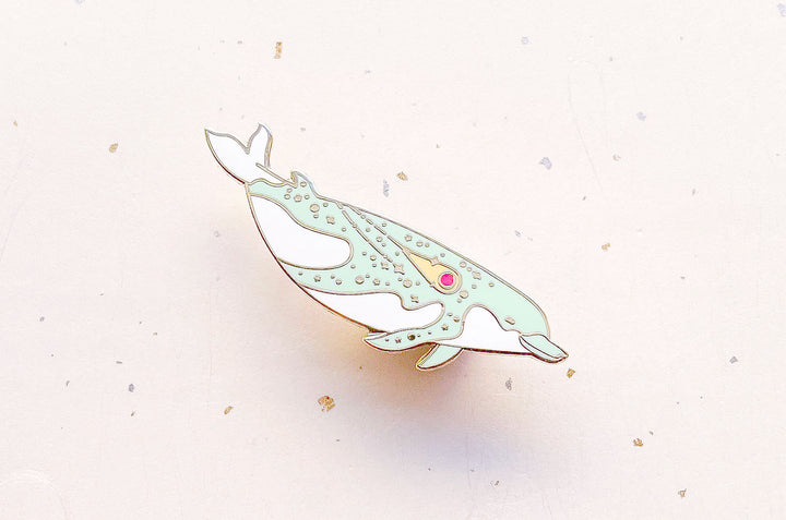Shepherd's Beaked Whale (Comet Trail) Pin