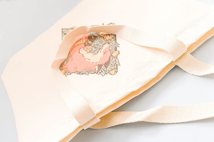 Sleeping Fox Tote Bag