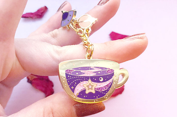 Galactic Space Tea Enamel Pin