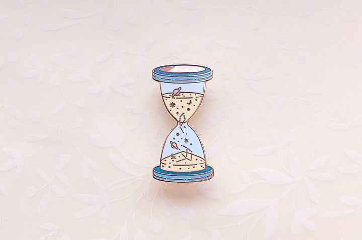 Space Time Enamel Pin