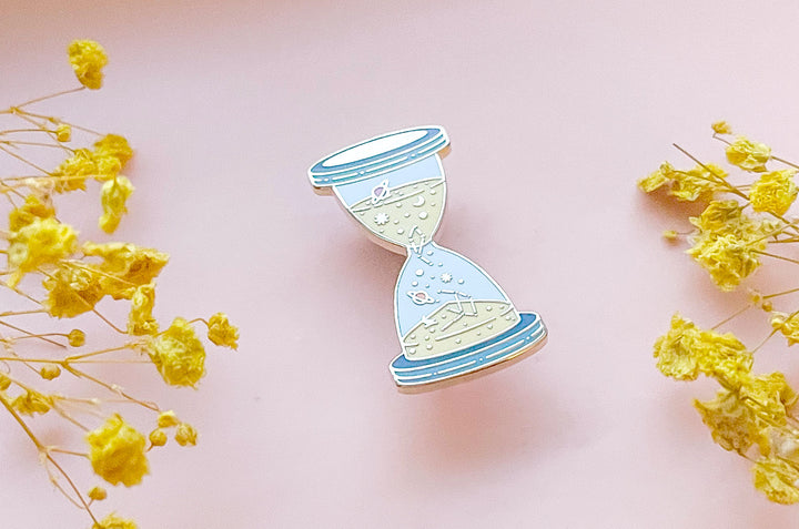 Space Time Enamel Pin