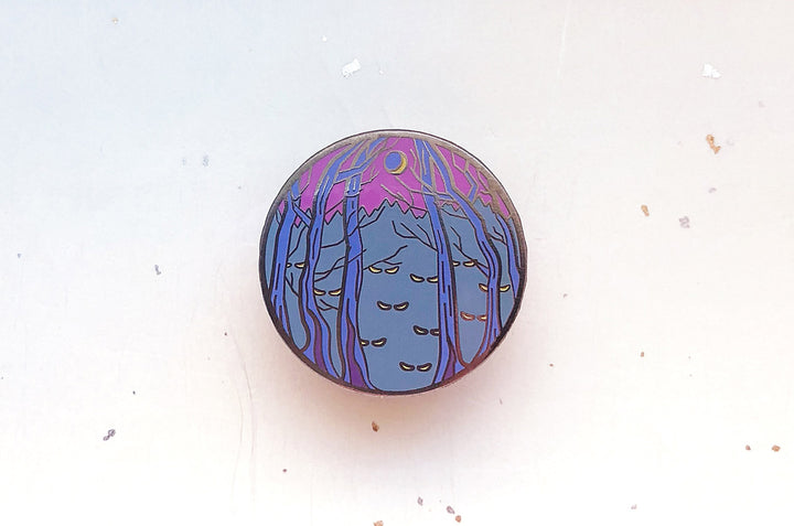 Spooky Forest Pin
