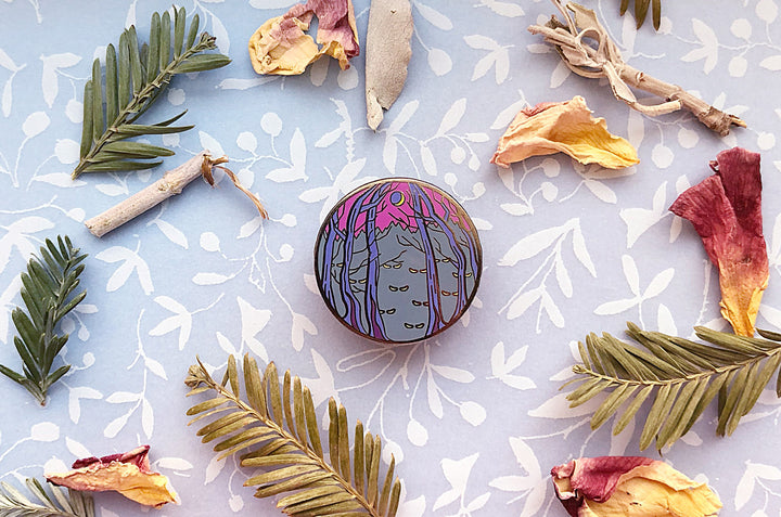 Spooky Forest Pin