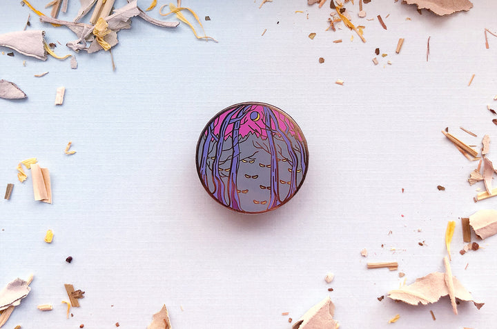 Spooky Forest Pin