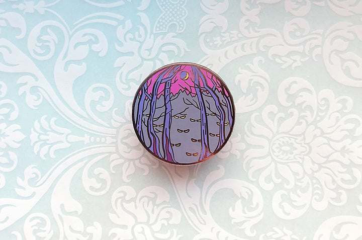 Spooky Forest Pin