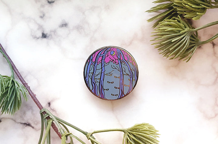 Spooky Forest Pin