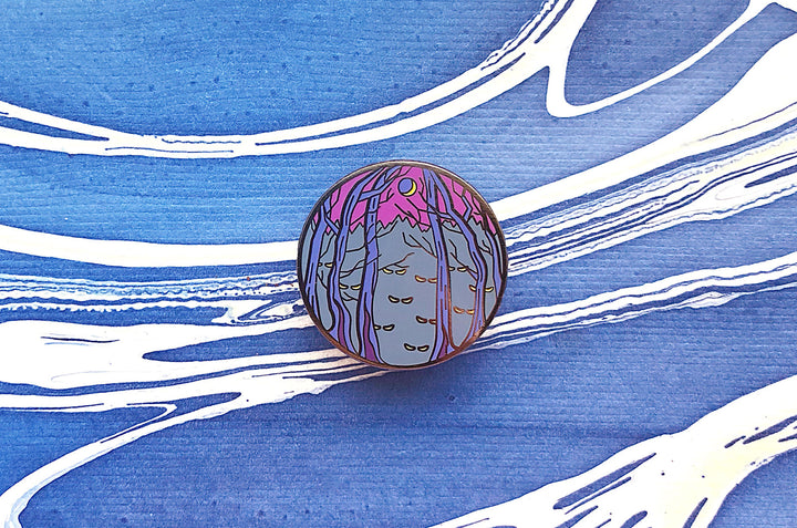 Spooky Forest Pin