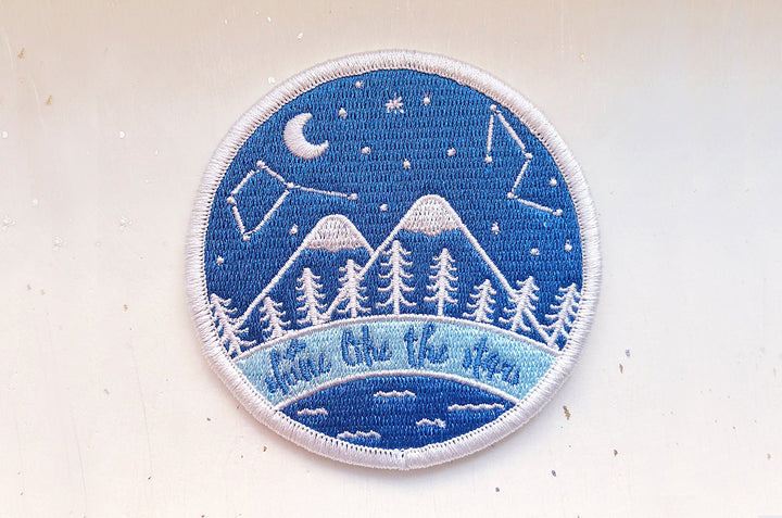 Starry Night Sky Embroidered Patch