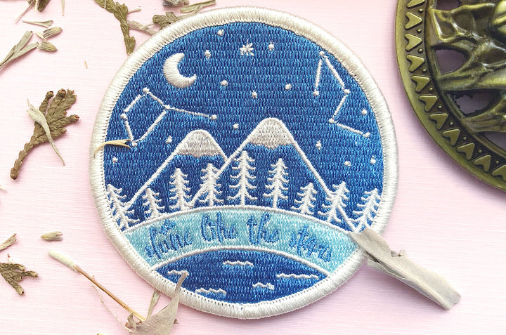 Starry Night Sky Embroidered Patch