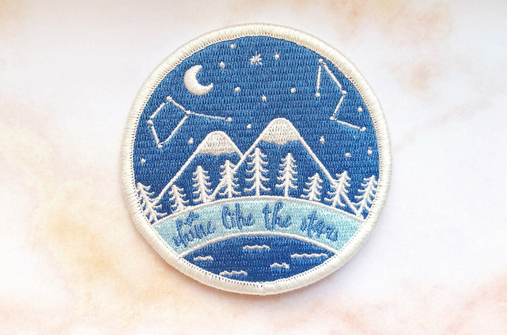 Starry Night Sky Embroidered Patch