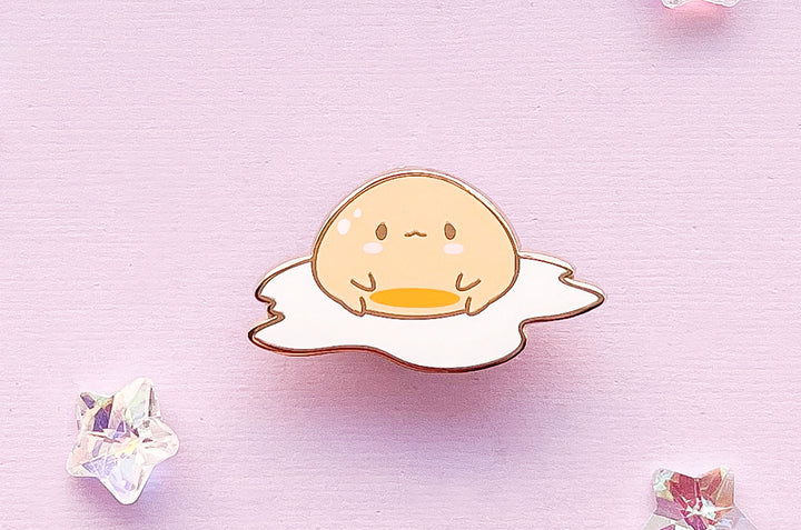 Sunny Side Up Egg Enamel Pin