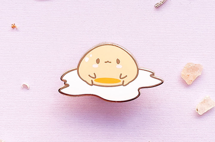 Sunny Side Up Egg Enamel Pin